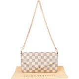 Louis Vuitton Monogram Damier Azur Canvas Pochette Felicie Shoulder Bag