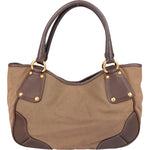 Prada Logo Jacquard Triangle Tote Handbag - vintageandkickz