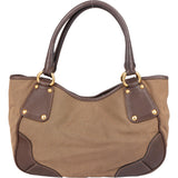 Prada Logo Jacquard Triangle Tote Handbag - vintageandkickz