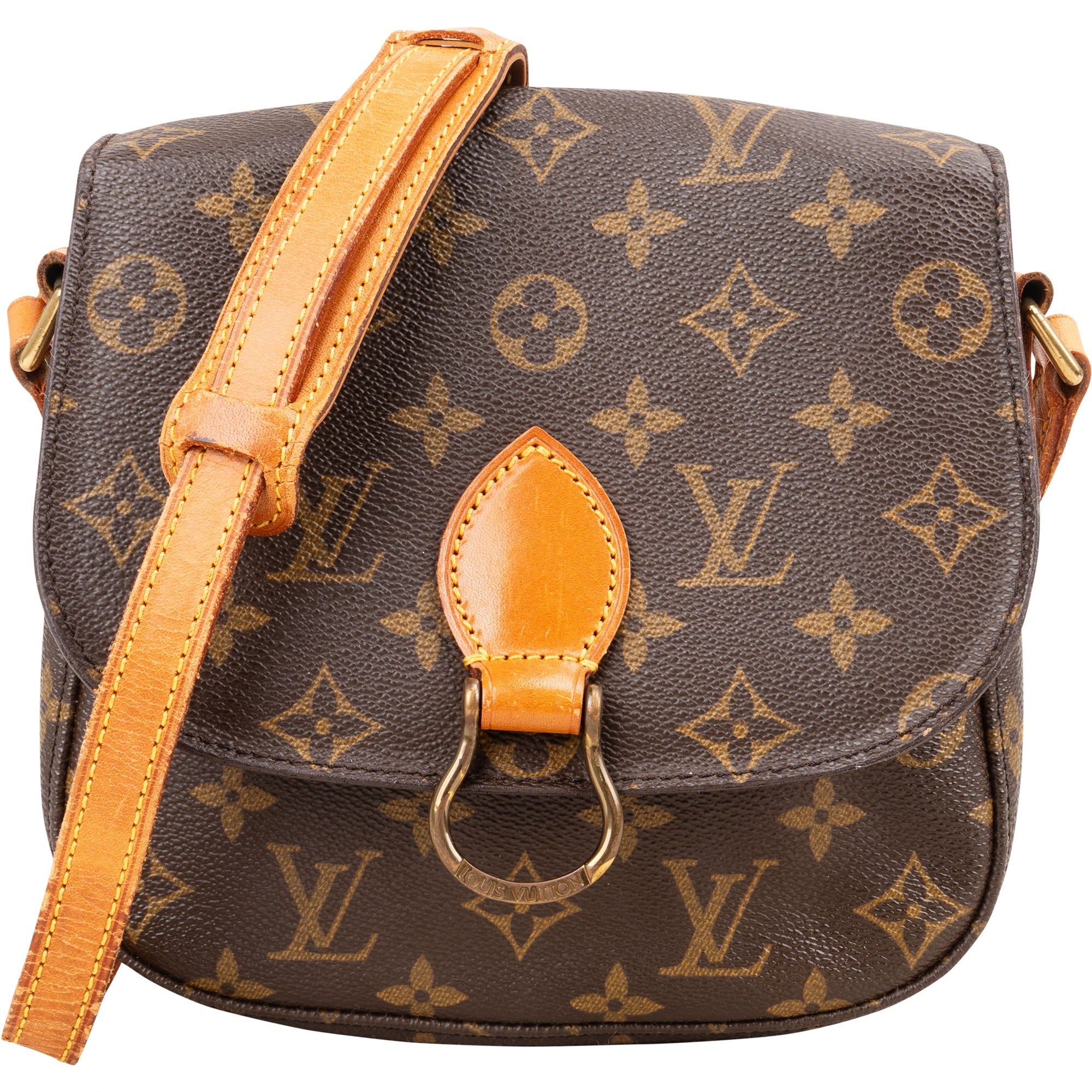 Louis Vuitton Monogram Canvas Saint Cloud PM Crossbody Bag - vintageandkickz