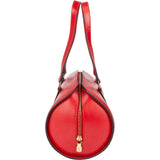Louis Vuitton Red Epi Leather Soufflot Handbag