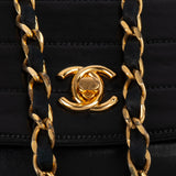 Chanel Lambskin Halfmoon Single Flap Shoulder Bag - vintageandkickz