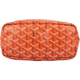 Goyard Orange Goyardine Monogram St. Louis Junior Shoulder Bag