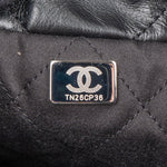 Chanel Noir Quilted Calfskin Small 22 Shoulder Bag - vintageandkickz