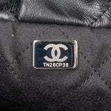 Chanel Noir Quilted Calfskin Small 22 Shoulder Bag - vintageandkickz