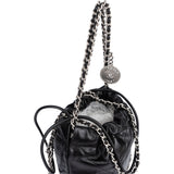 Chanel Noir Quilted Calfskin Small 22 Shoulder Bag - vintageandkickz