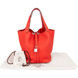 Hermès Taurillon Clemence Picotin Lock 22 (MM) Handbag