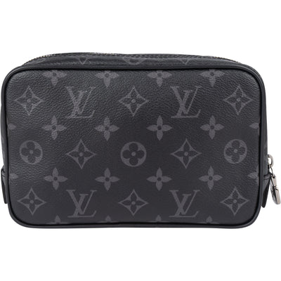 Louis Vuitton Monogram Eclipse Canvas Poche Toilette PM Clutch