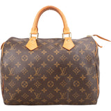 Louis Vuitton Monogram Canvas Speedy 30 Handbag - vintageandkickz