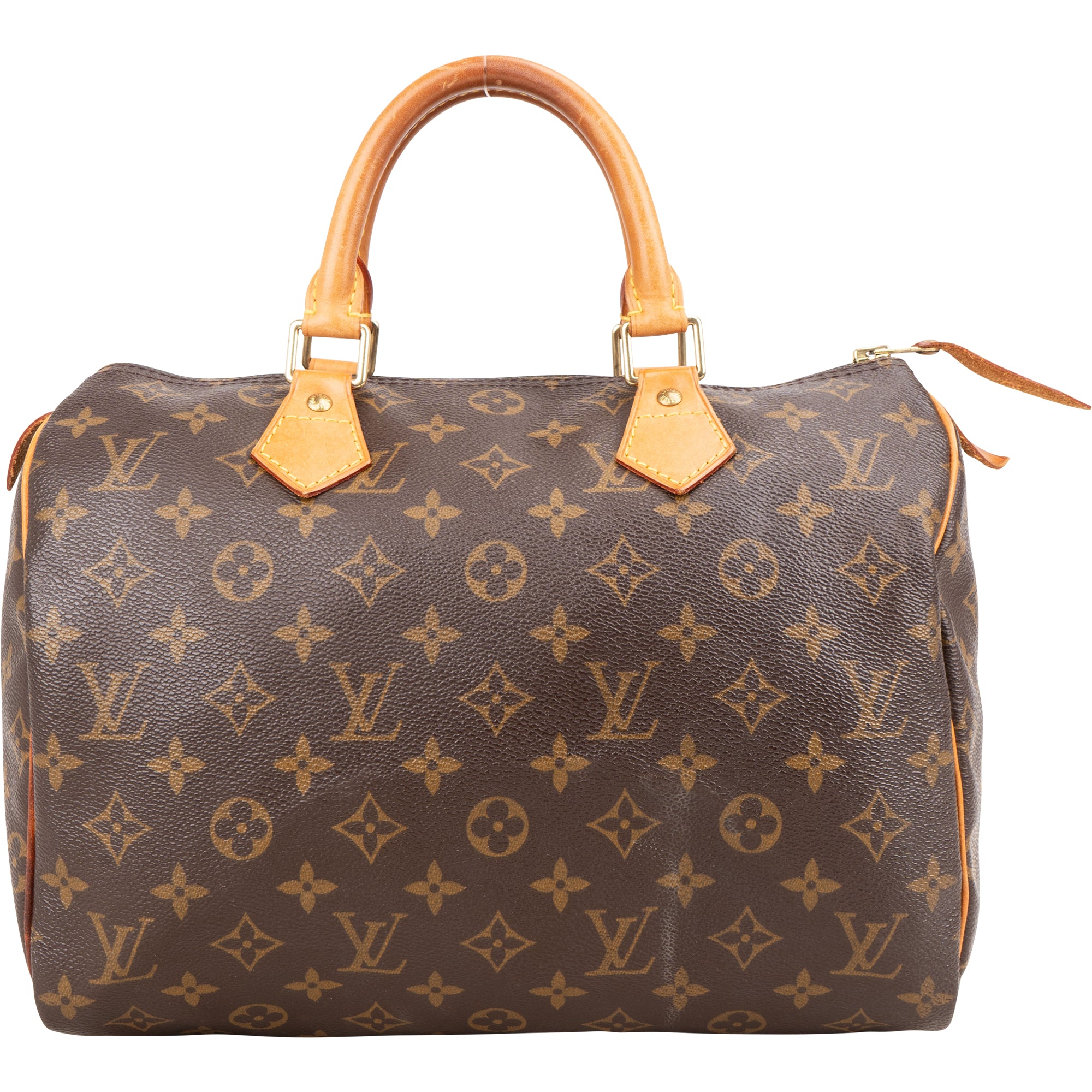 Louis Vuitton Monogram Canvas Speedy 30 Handbag - vintageandkickz