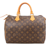 Louis Vuitton Monogram Canvas Speedy 30 Handbag - vintageandkickz