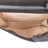 Chanel Quilted Lambskin Pearl Strap Single Flap Crossbody Bag