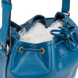 Louis Vuitton Blue Epi Leather Sac Noé Petit Shoulder Bag - vintageandkickz