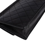 Chanel Quilted Lambskin Pearl Strap Single Flap Crossbody Bag