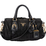 Prada Quilted Nylon Handbag - vintageandkickz