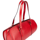 Louis Vuitton Red Epi Leather Soufflot Handbag