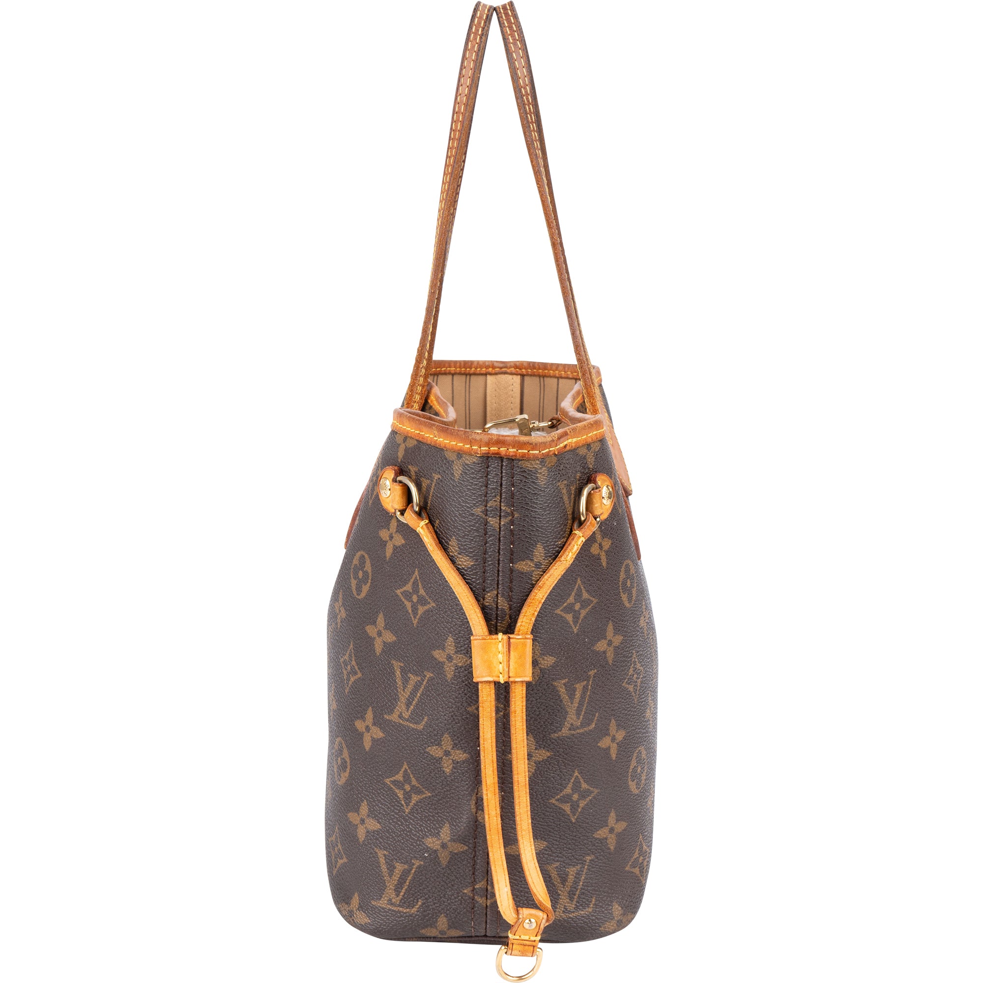 Louis Vuitton Canvas Monogram Neverfull PM Shoulder Bag - vintageandkickz