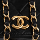 Chanel Quilted Lambskin 24K Gold Single Flap Shoulder Bag