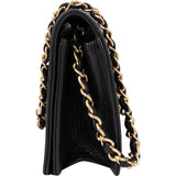 Chanel Quilted Lambskin 24K Gold Single Flap Shoulder Bag