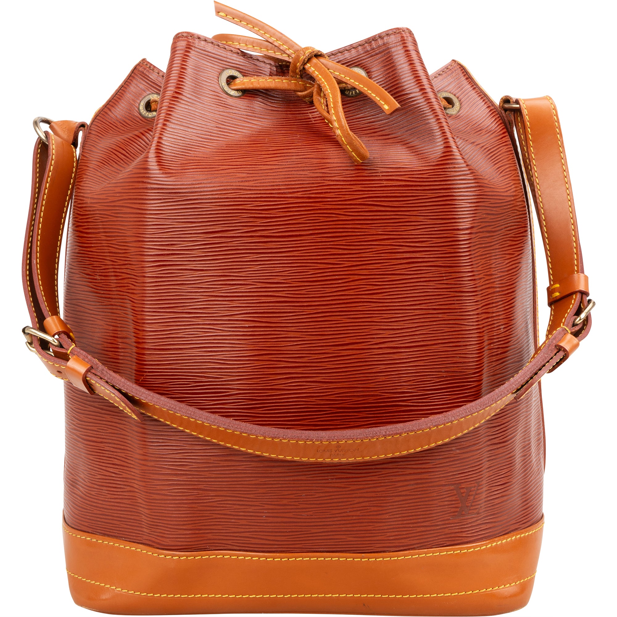 Louis Vuitton Brown Epi Leather Sac Noé Grande Shoulder Bag - vintageandkickz