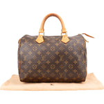 Louis Vuitton Monogram Canvas Speedy 30 Handbag - vintageandkickz