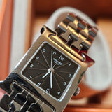 Hermès Silver Tone Heure H Women Watch HH1.210