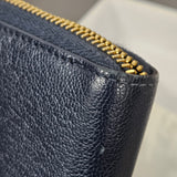 Balenciaga Classic Blue Continental City Zip Around Wallet