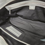 MCM Monogram Visetos Metallic Liz Shopper Tote Shoulder Bag
