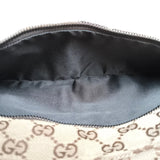 Gucci Grained Leather Monogram GG Canvas Crossbody Belt Bag