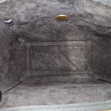 Celine Black Leather Grained Calfskin Belt Handbag