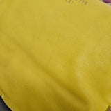 Valentino Garavani Yellow Leather Rockstud Tote Handbag