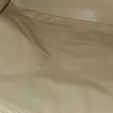 Chanel White Leather CC Shoulder Bag