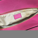 Loewe Pink Grained Calfskin Puzzle Crossbody Handbag