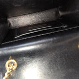 Saint Laurent Leopard Print Pompon Kate Crossbody Bag