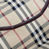 Burberry Nova-Check Haymarket Hobo Shoulder Bag