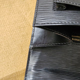 Louis Vuitton Noir Epi Leather Monceau Handbag
