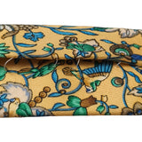 Salvatore Ferragamo Bird Floral Print Silk Tie Krawatte