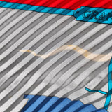 Hermès Sailor Print Plissé Tuch Scarf