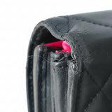 Chanel Quilted Lambskin CC Cambon Ligne Wallet