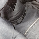 Fendi Black Cotton Baguette Buckle Shoulder Bag - vintageandkickz