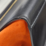 Celine Tricolor Suede Leather Trapeze Handbag