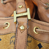 MCM Monogram Visetos Drawstring Crossbody Bag