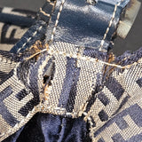 Fendi FF Monogram Baguette Shoulder Bag