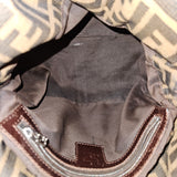 Fendi FF Monogram Baguette Buckle Handbag