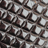 Chanel Quilted Patent Leather CC Clutch