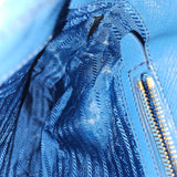 Prada Blue Saffiano Leather Galleria Handbag