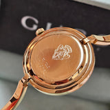 Gucci Gold Tone Multicolor Bezel Women Watch