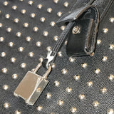 Saint Laurent Grained Leather Studded Sac de Jour Handbag