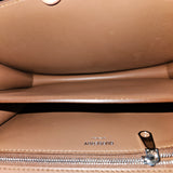 Burberry Brown Leather SM TB Box Crossbody Bag