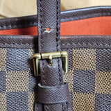 Louis Vuitton Damier Ebene Monogram Bucket PM Handbag